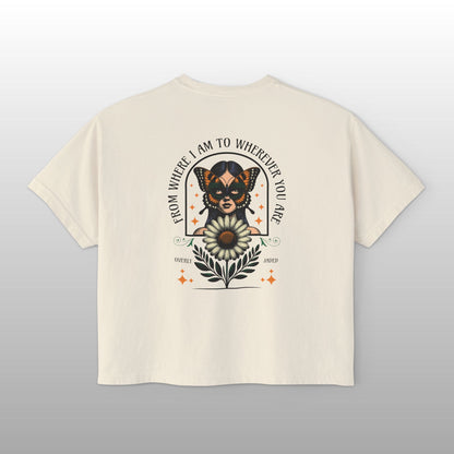 WHEREVER YOU ARE WOMENS BOXY TEE