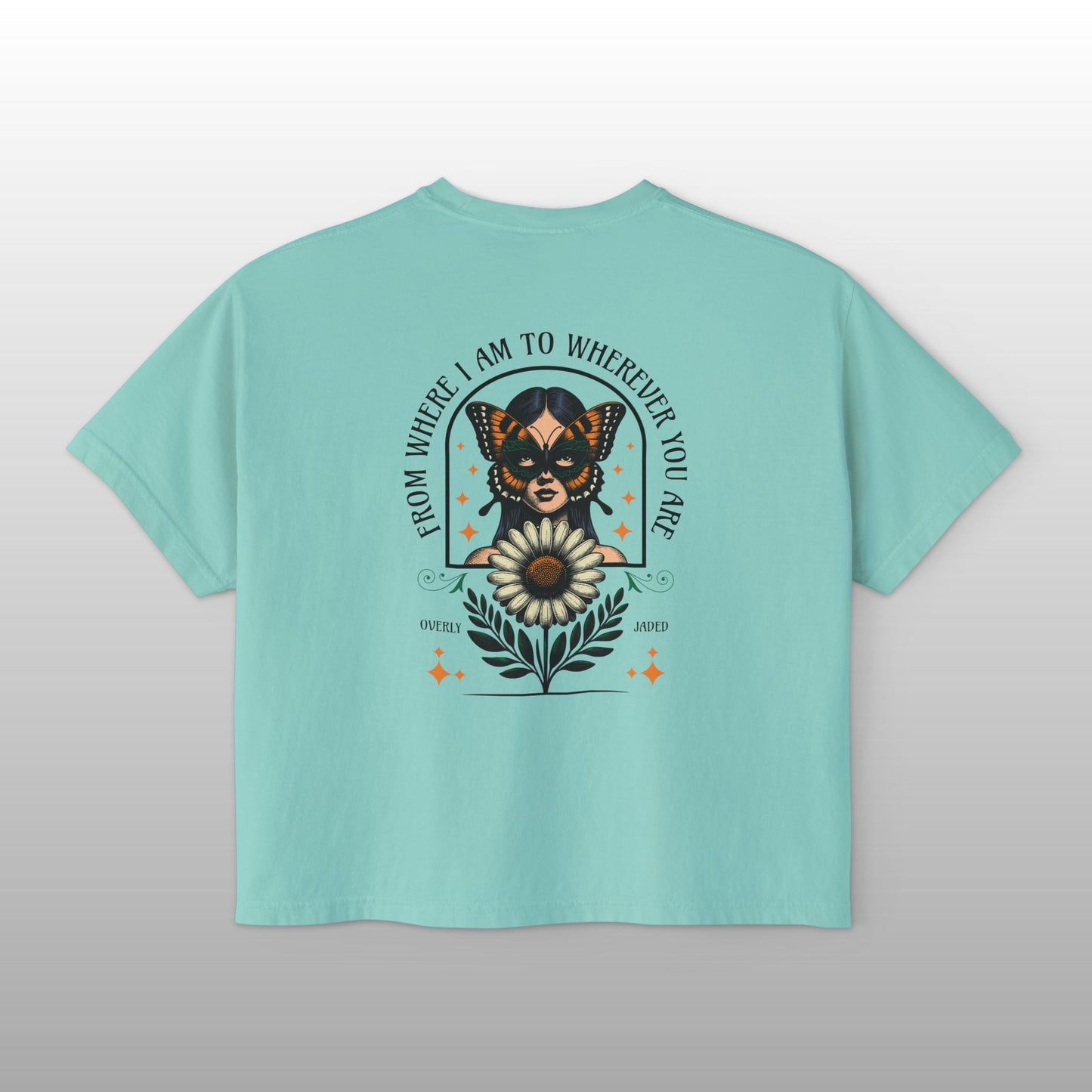 WHEREVER YOU ARE WOMENS BOXY TEE