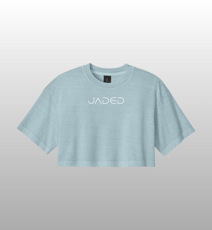 JADED CROP TOP (EMBROIDERED)