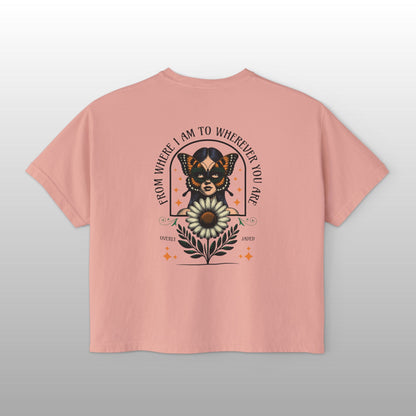 WHEREVER YOU ARE WOMENS BOXY TEE